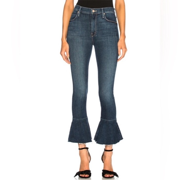 📌 MOTHER The Cha Cha In Clean Sweep Blue Wash Jean - Picture 1 of 10